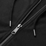 Black Full Zip Hoodie WY-006 (4)