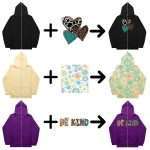 Blank Full Zip-up Hoodie WY-011 (15)
