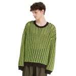 Broken Hole Long Sleeve Oversize Sweater MY-001 (3)