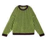 Broken Hole Long Sleeve Oversize Sweater MY-001 (5)