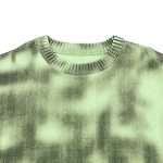 Cowl Neck Green Tie-dye Sweater MY-003 (3)