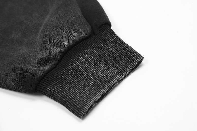 Distressed Vintage Hoodie with Detachable Sleeves WY-001 (7)