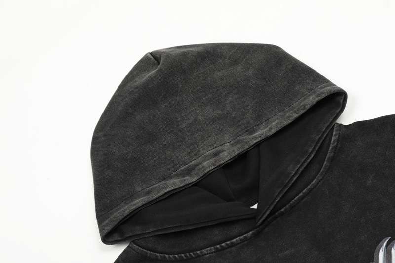 Distressed Vintage Hoodie with Detachable Sleeves WY-001 (8)