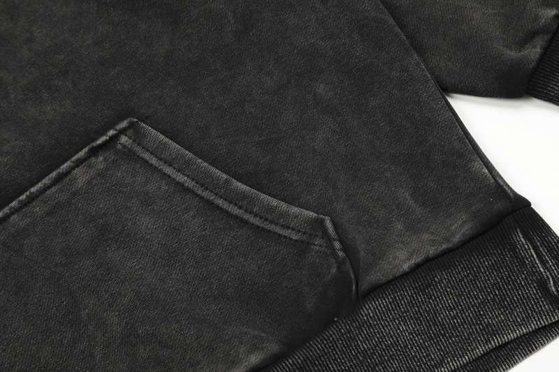 Distressed Vintage Hoodie with Detachable Sleeves WY-001 (9)