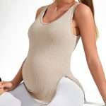 High Elasticity Maternity Yoga Vest YJF-008 (4)