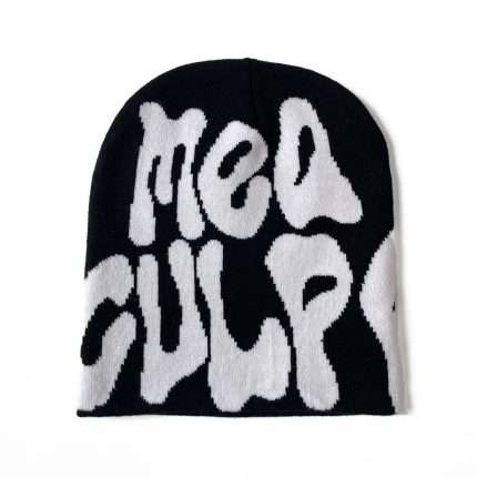 Jacquard Double Acrylic Knit Cap MZ-003 (6)