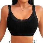 No Chest Pad Seamless Bras with Lace NYK-008 (4)