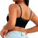 No Chest Pad Seamless Bras with Lace NYK-008 (6)