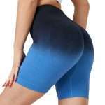 Seamless Gradient Yoga Shorts YJF-015 (11)
