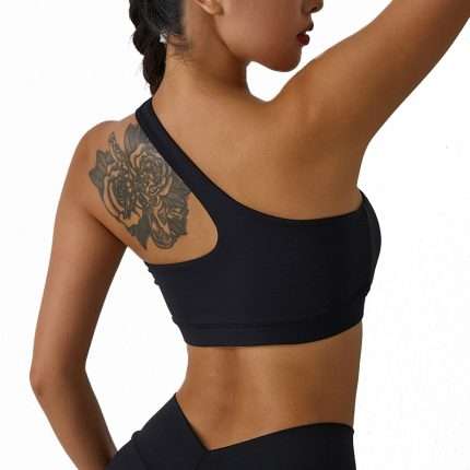 Single Shoulder Sports Bras YJF-002 (1)