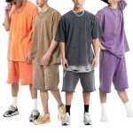 Vintage Washed T-shirts and Shorts DKTZ-001 (5)