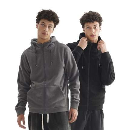 Brushed Fleece Hooded Jacket WT-020 (5)
