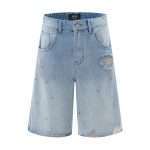 Diamond Decoration Denim Shorts KD-015 (4)