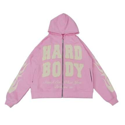 Embroidery Patch Zip-up Hoodie WY-032 (1)