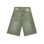 Sun Faded Baggy Jeans Shorts DK-021 (2)