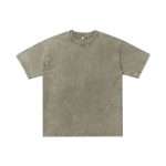 Green 250 GSM Vintage Washed T-shirt DX-066 (1)