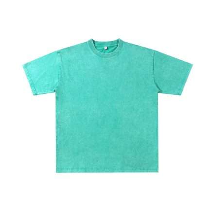 Blue 250 GSM Vintage Washed T-shirt DX-066 (2)