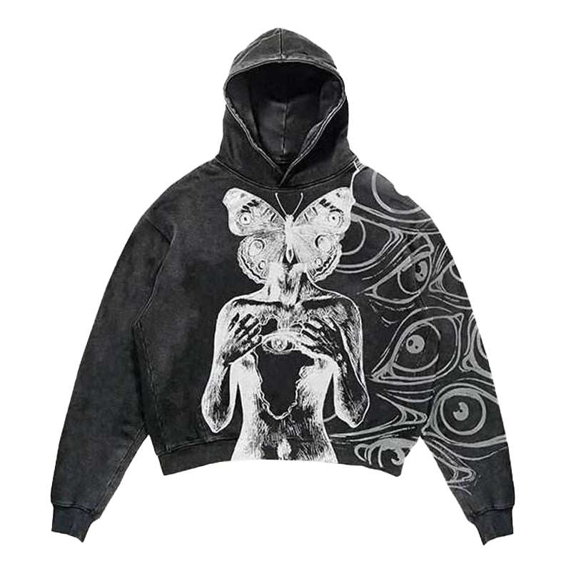 Cropped Vintage Graphic Hoodie WY-043 (6) Cropped Vintage Graphic Hoodie WY-043 (6)