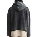 Acid Washed Vintage Cropped Hoodie WY-068 (2)