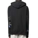 Black Painted Hoodie WY-071 (1)
