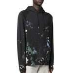 Black Painted Hoodie WY-071 (2)