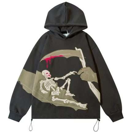 Embroidery Hoodie With Patch WY-049 (3)