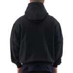 Black Heavy Weight French Terry Hoodie WY-075 (4)