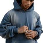 Heavyweight Acid Wash Hoodie WY-046 (2)