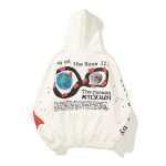 White Heavyweight Puff Printing Hoodie WY-064 (13)