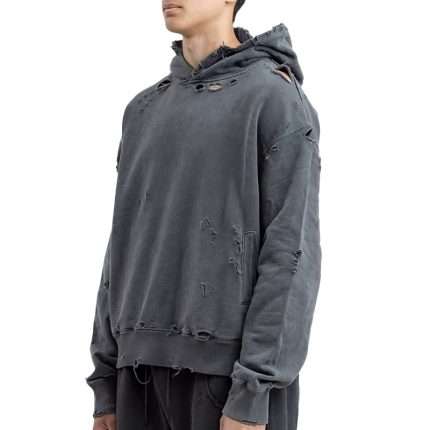 Streetwear Distressed Hoodie WY-073 (5)