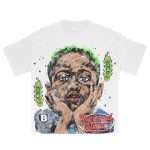 Acid Wash DTG Printing T-shirt DX-107 (2)
