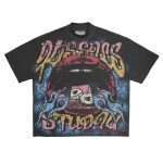 Acid Wash DTG Printing T-shirt DX-107 (4)