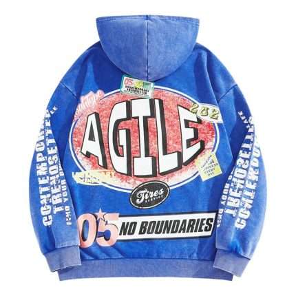Aicd Wash Printing Hoodie WY-100 (3)