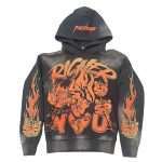 Digital Printing Sun Faded Hoodie WY-091 (3)