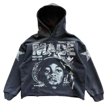 French Terry Printed Hoodie WY-083 (3)