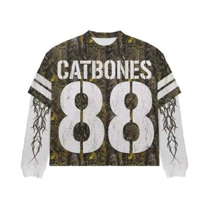 Graphic Long Sleeve T-Shirt with Double Layer DX-111 (8)