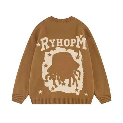 Streetwear Jacquard Sweater MY-017 (7)
