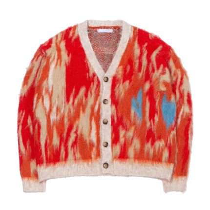 Fuzzy Knitted Mohair Cardigan MY-031 (1)