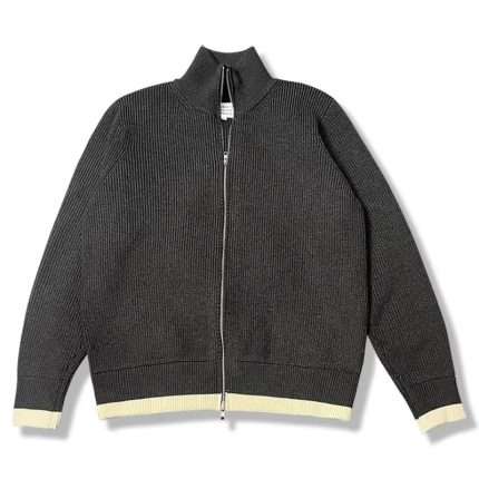 Streetwear Zip Up Wool Sweater MY-040 (1)