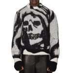 Streetwear Fuzzy Mohair Sweater MY-065 (2)