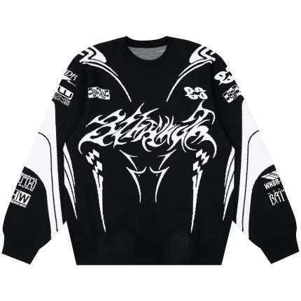 Streetwear Jacquard Graphic Sweater MY-060 (5)