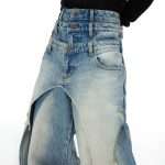 Streetwear Fake-2-Piece Jeans CK-034 (1)