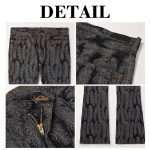 Streetwear Flared Jacquard Jeans CK-053 (5)