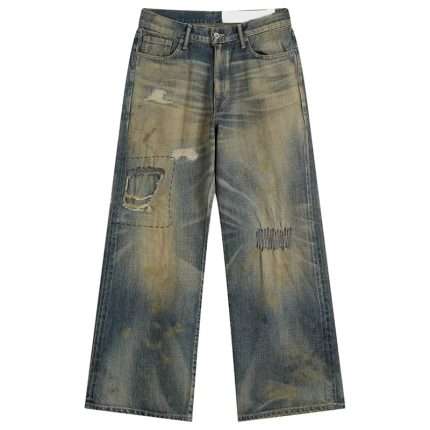 Vintage Acid Wash Distressed Jeans CK-068 (1)