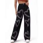 Black Women High Waist Jeans CK-077 (1)