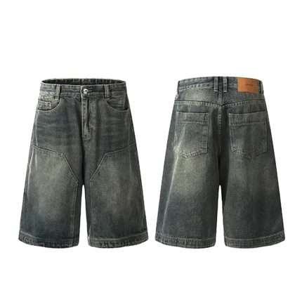 Knee Length Denim Shorts DK-037 (6)